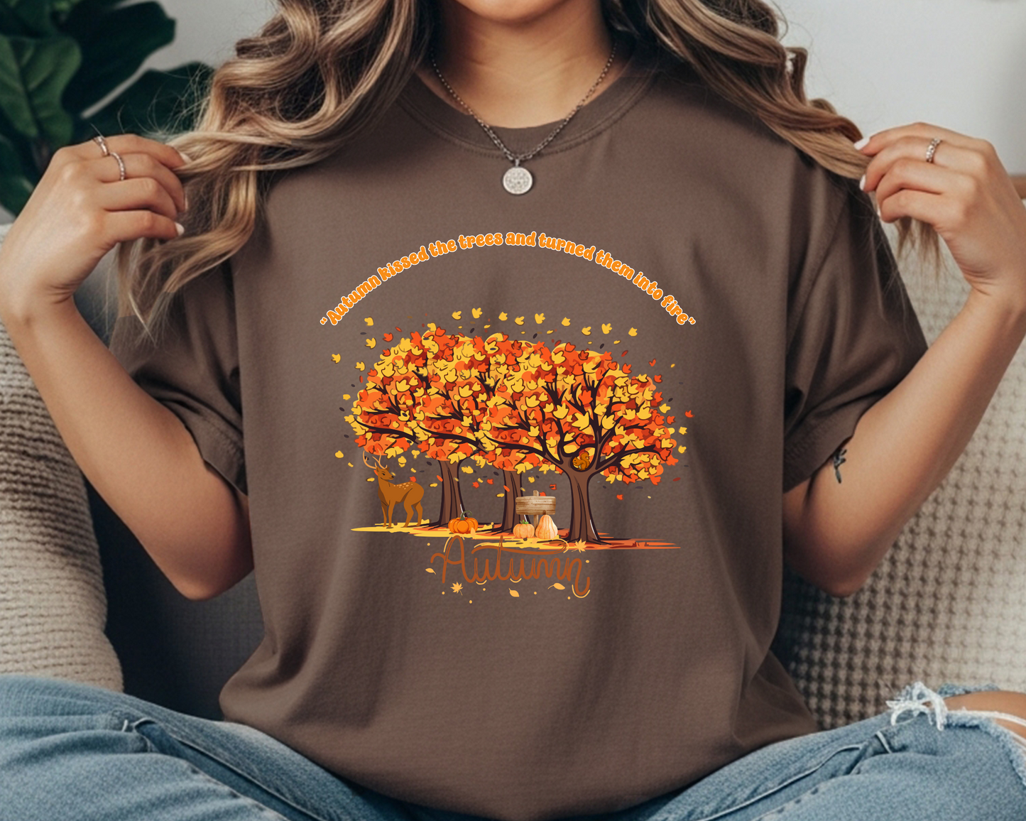 Retro Fall T-Shirt: Stars Hollow Autumn Festival | Vintage Comfort Colors Tee - JennyO