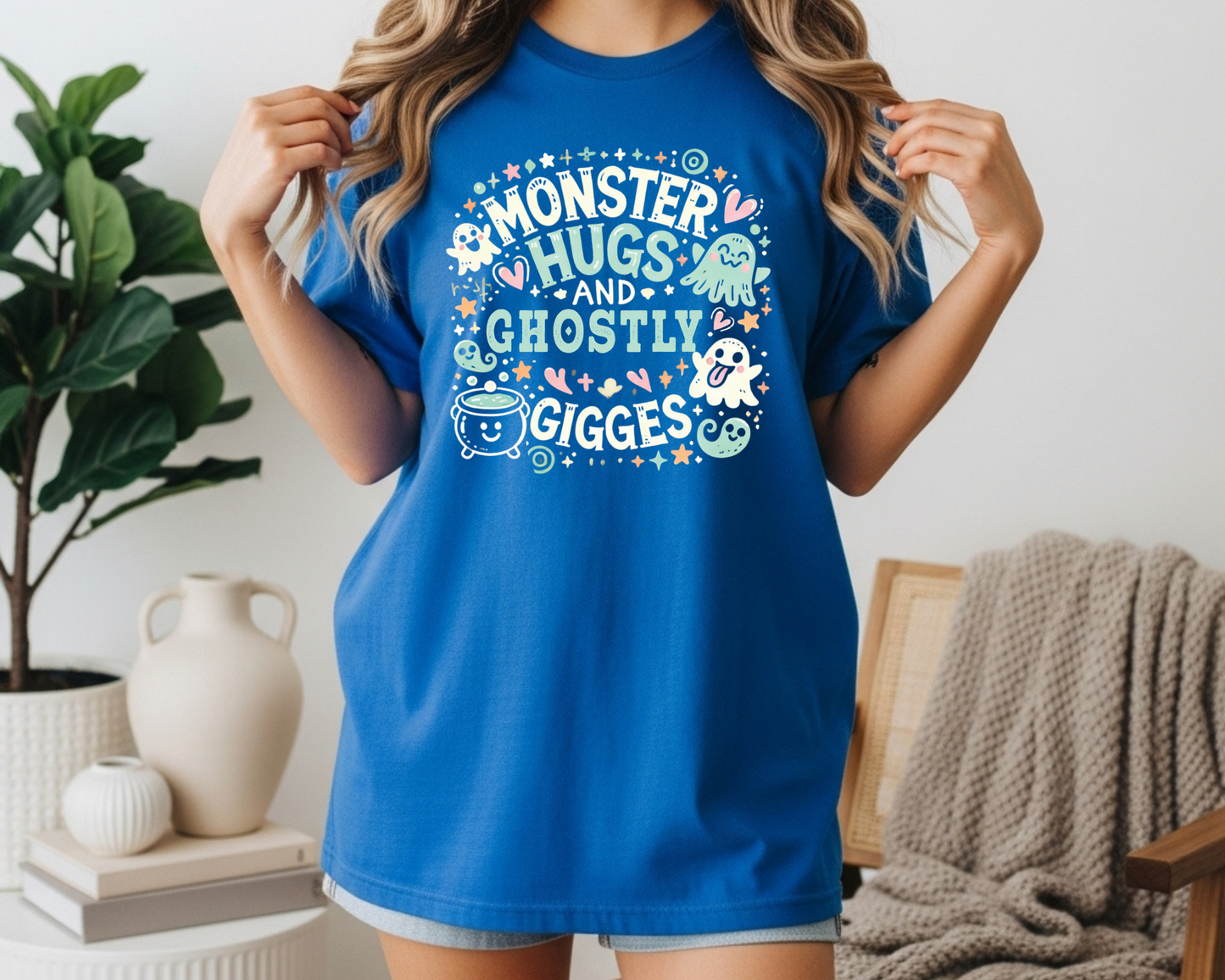 Momster Halloween T-Shirt | Comfort Colors Tee | Vintage Style | Momster Halloween Shirt - JennyO