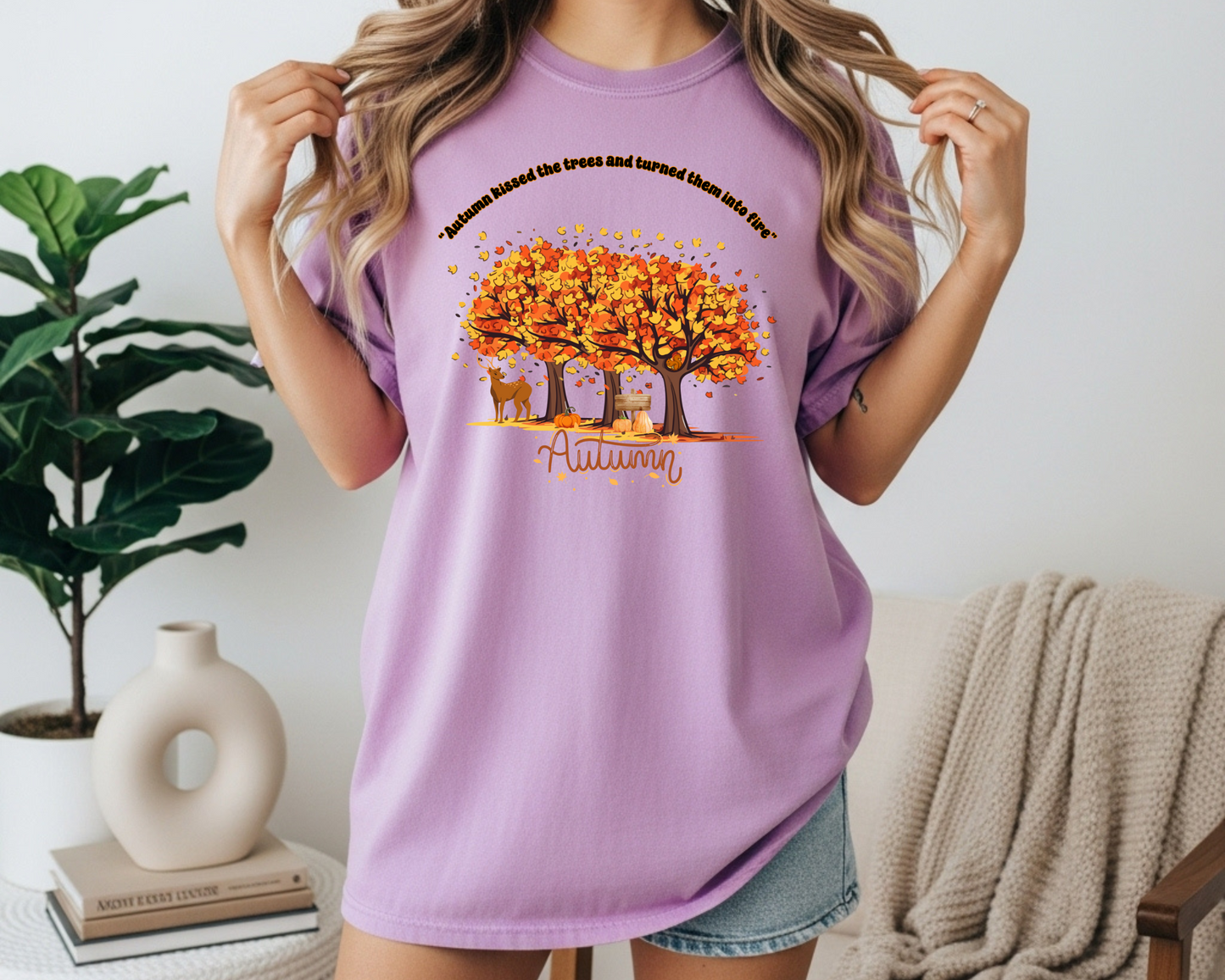 Retro Fall T-Shirt: Stars Hollow Autumn Festival | Vintage Comfort Colors Tee - JennyO