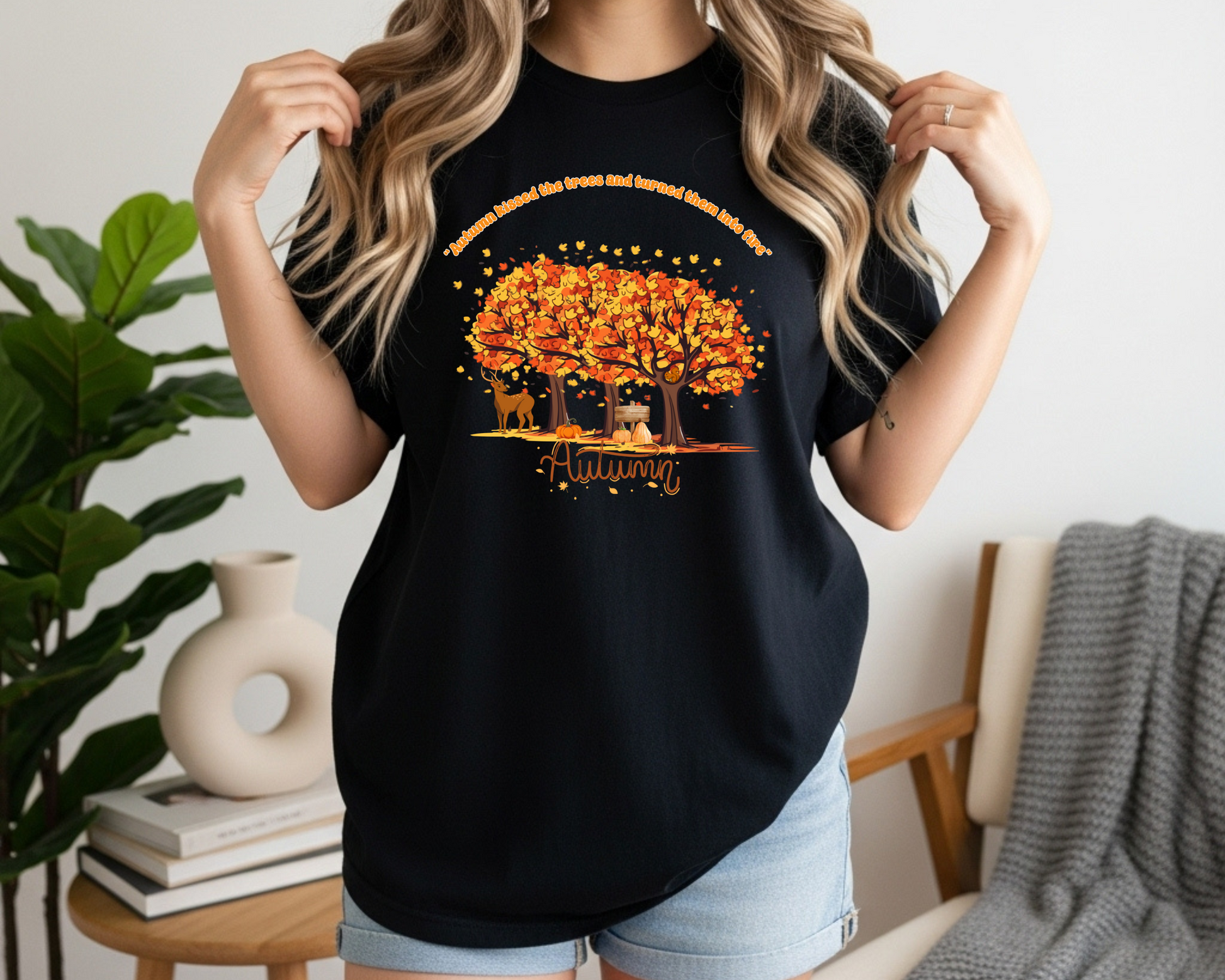 Retro Fall T-Shirt: Stars Hollow Autumn Festival | Vintage Comfort Colors Tee - JennyO