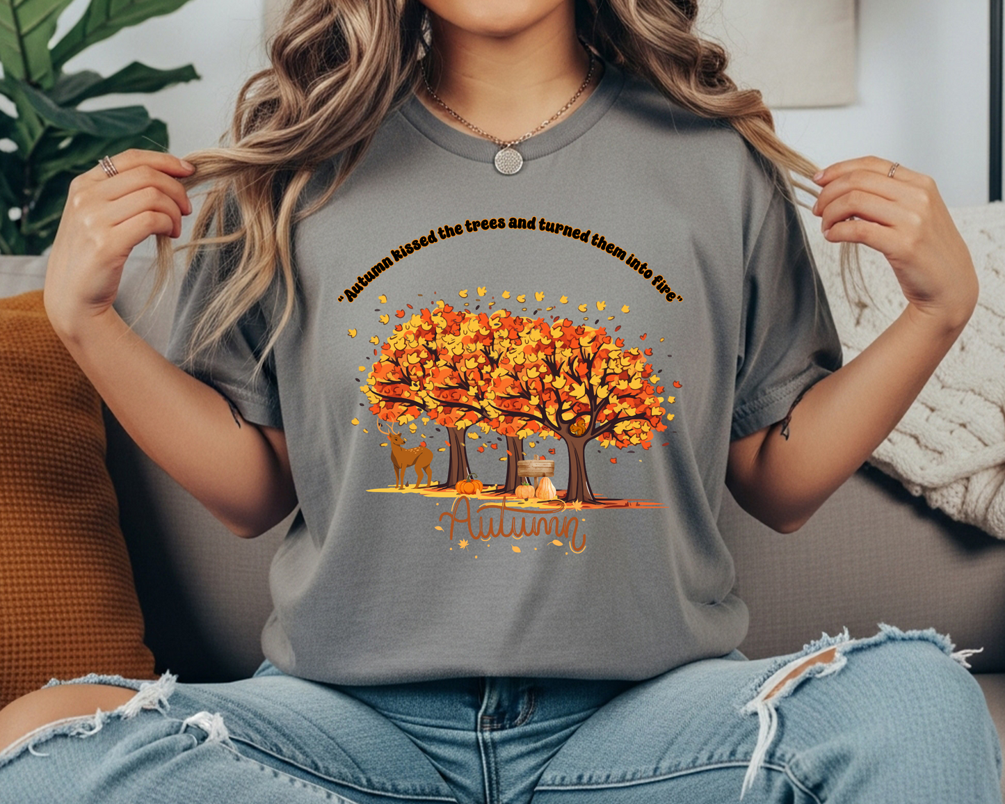 Retro Fall T-Shirt: Stars Hollow Autumn Festival | Vintage Comfort Colors Tee - JennyO