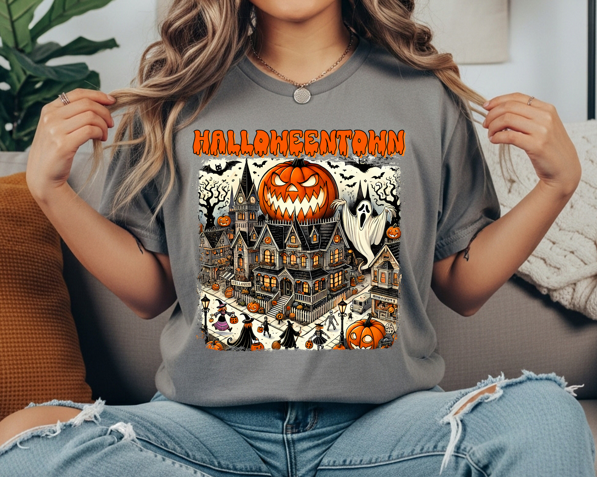 Halloweentown Shirt Est 1998 - Vintage 90s Halloween Graphic Tee for Spooky Season - JennyO