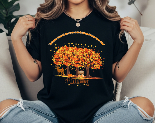 Retro Fall T-Shirt: Stars Hollow Autumn Festival | Vintage Comfort Colors Tee - JennyO
