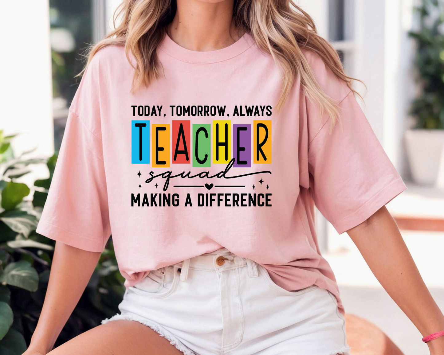 Teacher Squad Shirt | Comfort Colors Crewneck | Gift for Teachers | Back to School