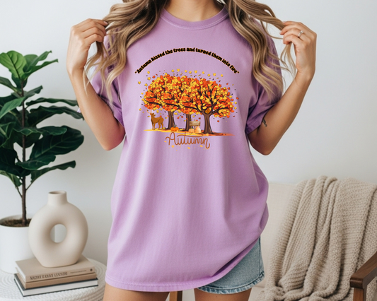 Retro Fall T-Shirt: Stars Hollow Autumn Festival | Vintage Comfort Colors Tee - JennyO