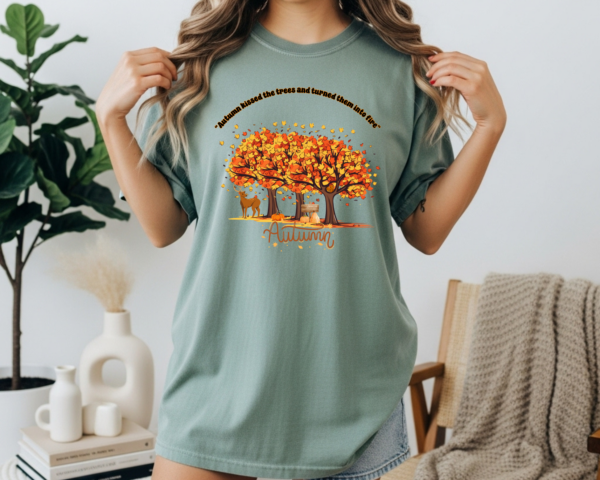 Retro Fall T-Shirt: Stars Hollow Autumn Festival | Vintage Comfort Colors Tee - JennyO