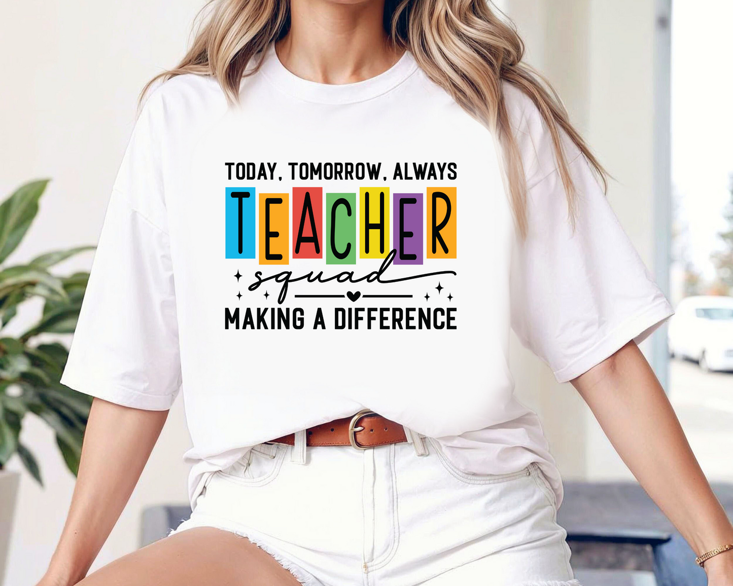 Teacher Squad Shirt | Comfort Colors Crewneck | Gift for Teachers | Back to School