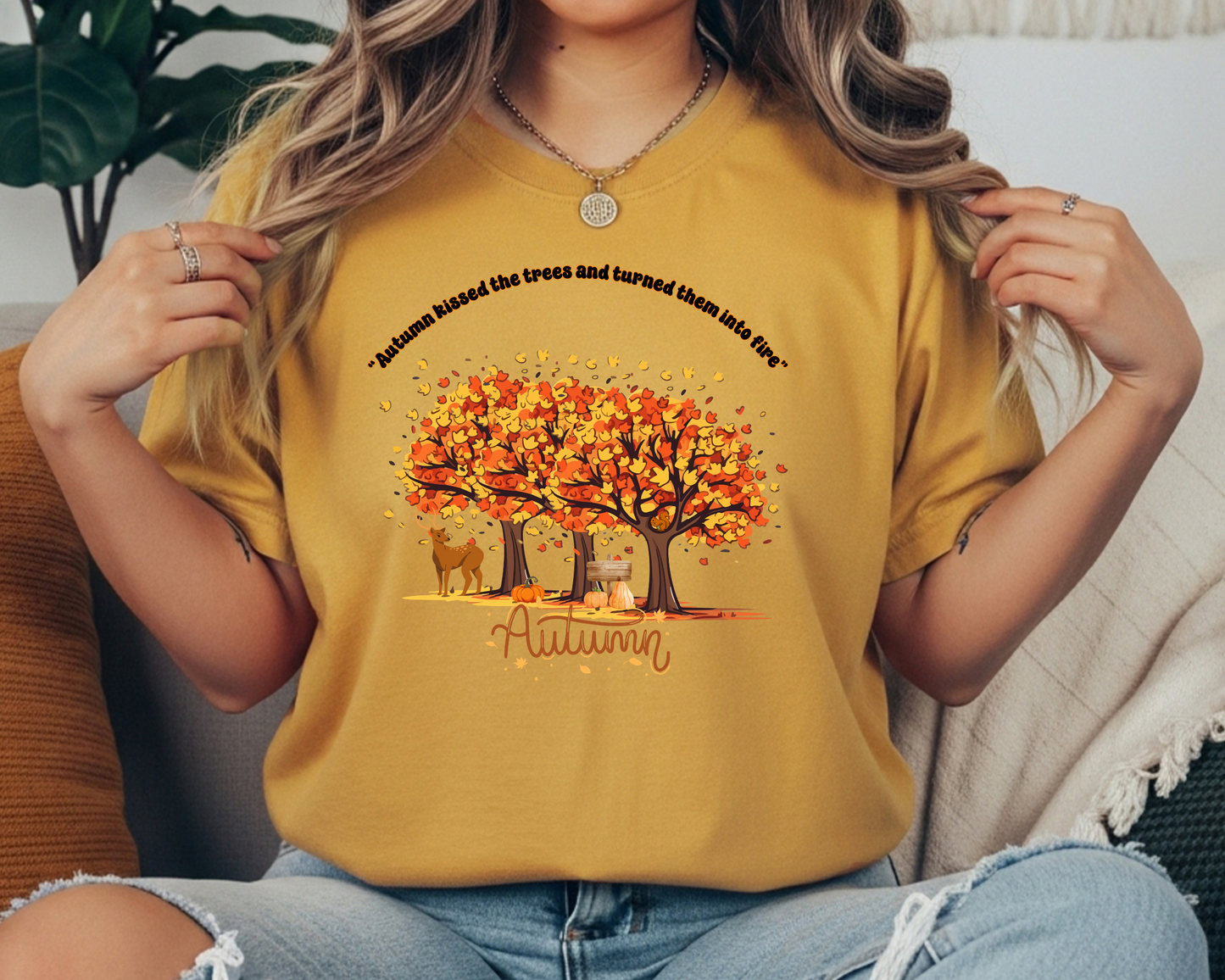 Retro Fall T-Shirt: Stars Hollow Autumn Festival | Vintage Comfort Colors Tee - JennyO