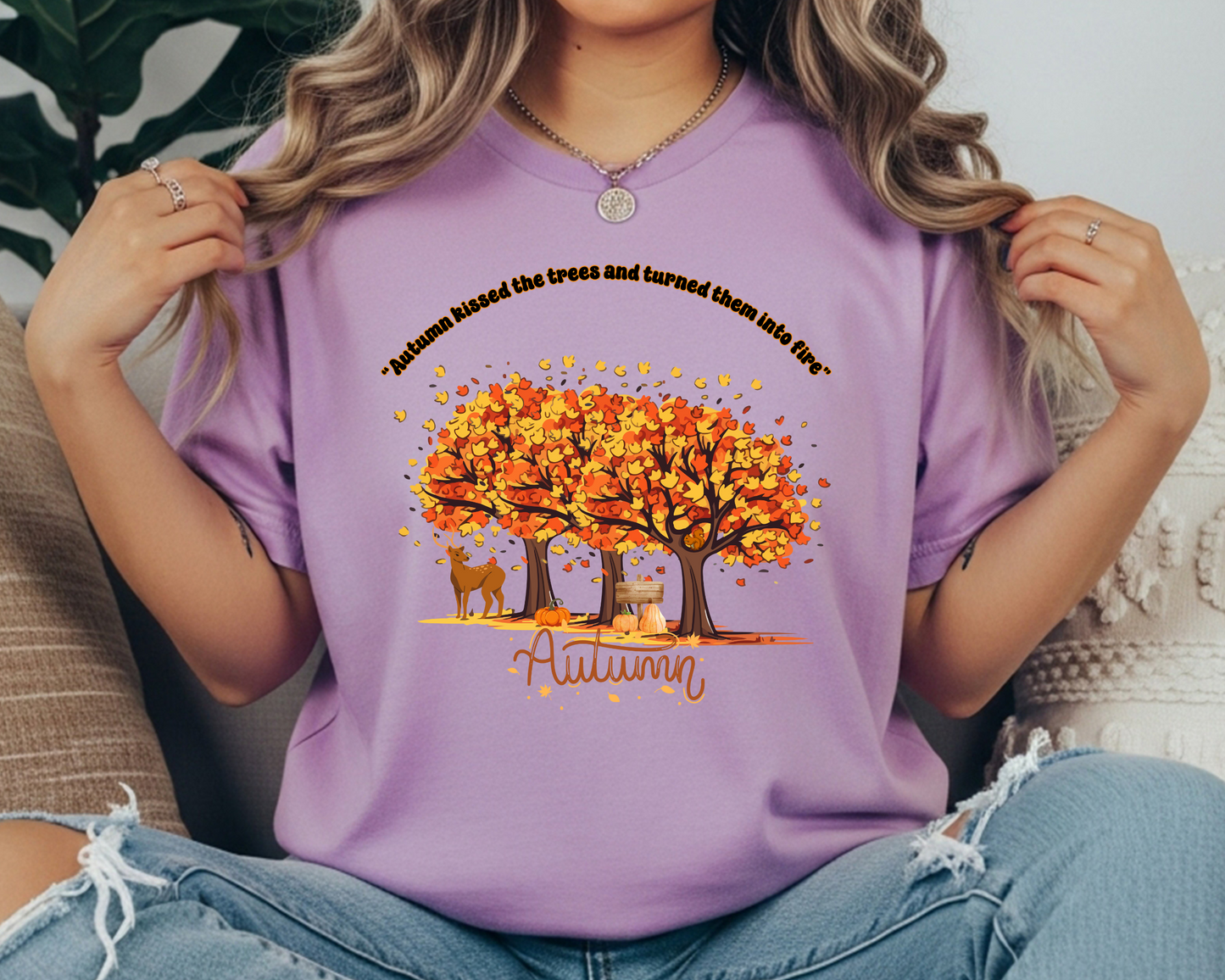 Retro Fall T-Shirt: Stars Hollow Autumn Festival | Vintage Comfort Colors Tee - JennyO